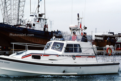 police boat, harbor patrol, metro police, Harbor