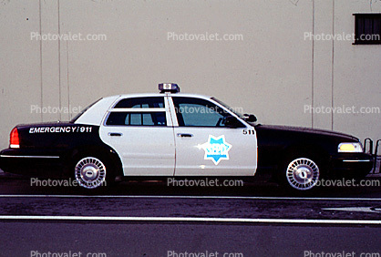squad car SFPD, Ford Interceptor