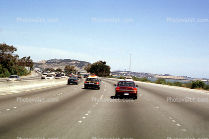 US Highway 101 Curve, Lanes, South San Francisco, CHP
