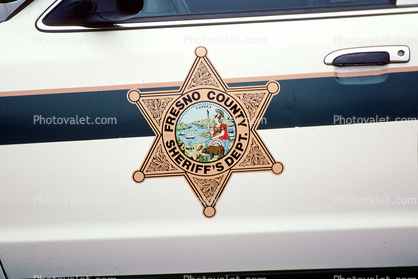Fresno County Sheriffs Department, badge, emblem, star
