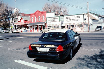 CHP, California Highway Patrol, squad car, Ford
