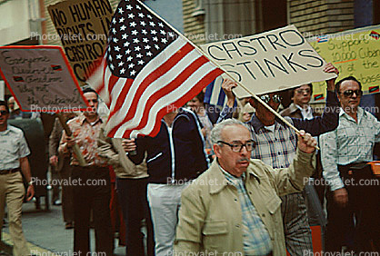 Castro Stinks, Anti-Castro Rally, 11 April 1980