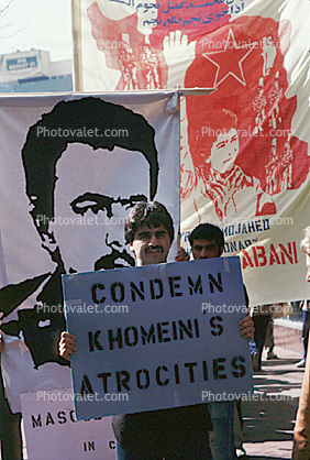 Condemn Khomenis Atrocities posters