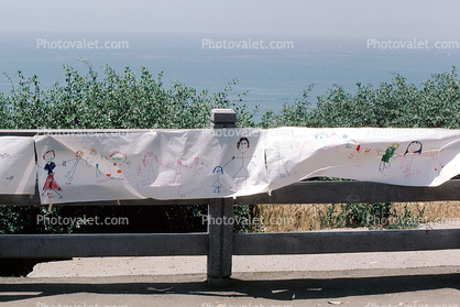 Banner, Hands Across America, May 25, 1986, Golden Gate Bridge, May 24 1986, 1980s