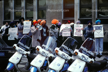 Sikhs Protesting