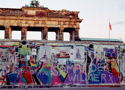 Brandenburg Gate, Berlin, Berlin Wall, Iron Curtain