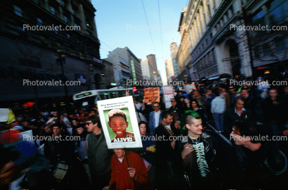 Anti-war protest, First Iraq War, January 16 1991