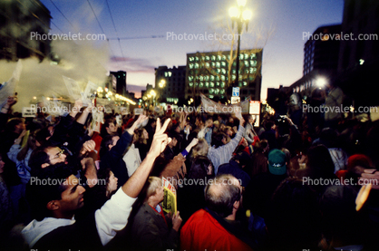 Anti-war protest, First Iraq War, January 16 1991