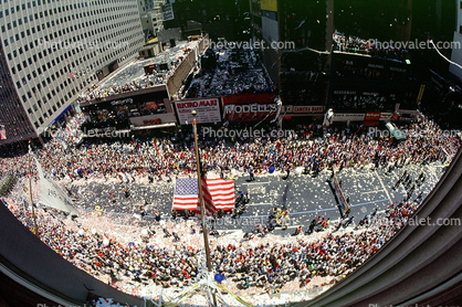 summer, ticker tape parade, victory over Kuwait and Iraq