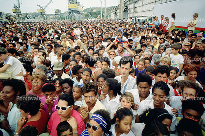 Crowds, US-Cuba Friendshipment