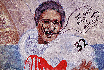 OJ Simpson, Potrero Hill, Potrero Hill Mural, Verdict Protest, 27 December 1995