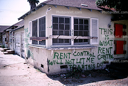 Rent Control Protest, House, Home, 1996