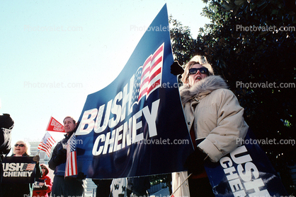 Pro Bush Cheney ralley, Nashville, Tennessee