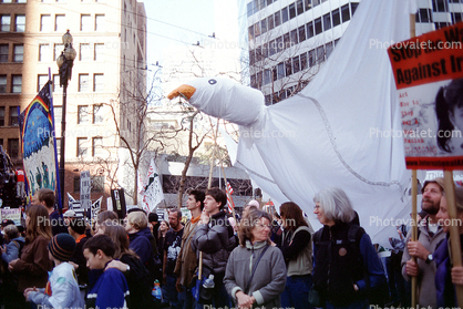 Dove of Peace, Anti-Iraq War Rally