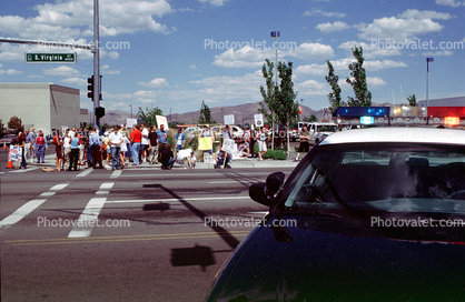 anti Bush Rally, Reno, Nevada