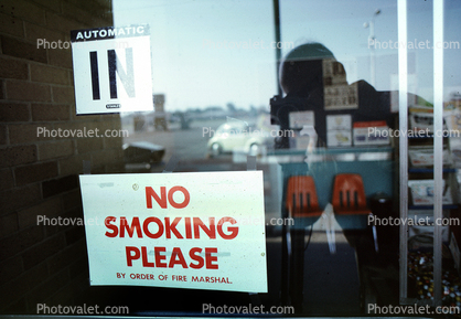 No Smoking Please sign
