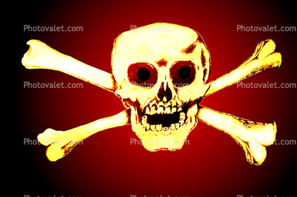 Jolly Roger, skull and crossbones, buccanear