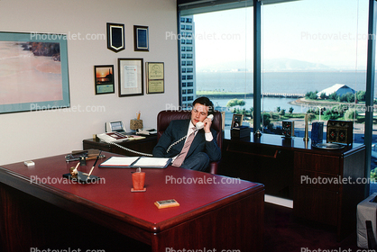 Office, Man, Phone, landline, businessman