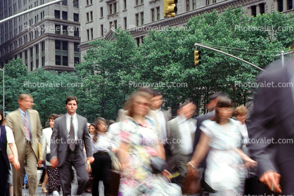 Busy Downtown, crowds, businesspeople, madmen, Mad Men, Madison Avenue