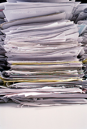 Paper Stacks, paperwork, bureaucracy, piles, archive, clutter, documents, paperless