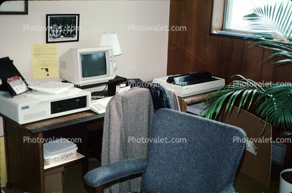 office, computers, printer