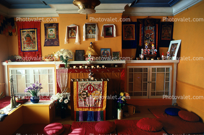 Buddhist Altar, Shrine, Elaborate, Tibetan Buddhism, Dieties