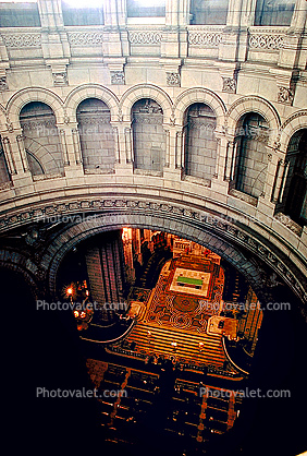Looking-down, Sacre Coeur Basilica