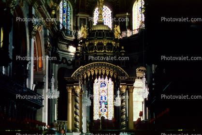 Altar, Stained Glass Windows, Saint Pauls Cathedral