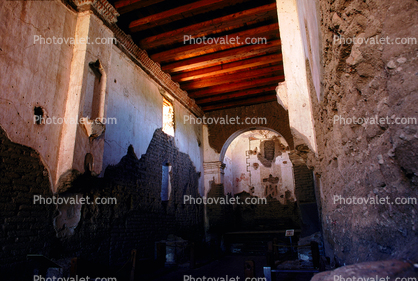 Tumacacori National Monument, Ruins, church interior