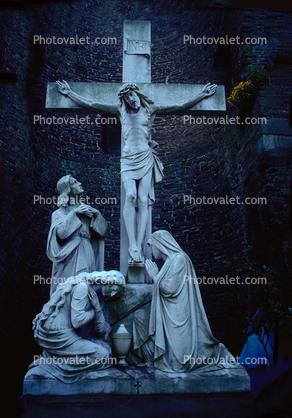 Jesus on the Cross, Saint Michael's Catholic church, Conway North Wales