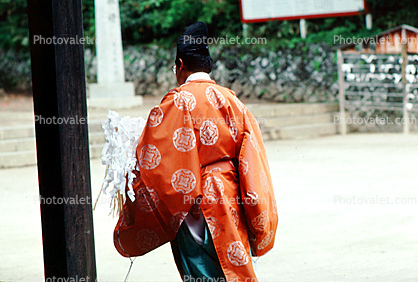Shinto Priest, Man, Shinto Buddhism, Temple
