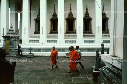 Buddhist Monks, Bangkok Thailand