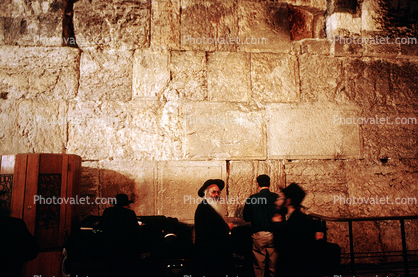 Hassidic Jews Praying at the Prayer Hall, Jerusalem