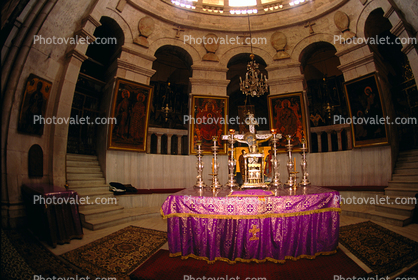 Altar, Church of the Holy Sepulchre, Jerusalem