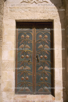 Door, Decorative, Ornate, opulant, Jerusalem