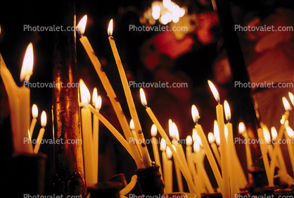 Candle Lighting, Church of the Nativity, Basilica, Armenian Apostolic, Greek Orthodox, Roman Catholic, Bethlehem