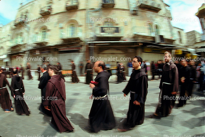 Monks, Jaffa Gate, Old City