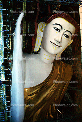 Statue, Buddha, Shwezigon Pagoda, Bagan