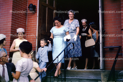 Leaving Church Service, 1960s