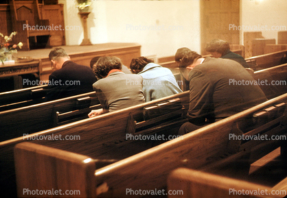 Church, Prayer, Praying, Pews
