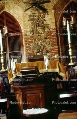 Pulpit in a Synagogue in Saint Thomas
