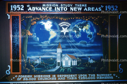 Theme, Advance into new areas, 1952, 1950s