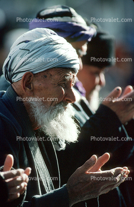 Man Clapping, Prayer, Turbin, Samarkand