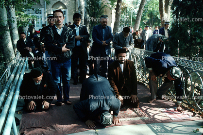 Men Praying, Prayer, Kneeling, Tashkent