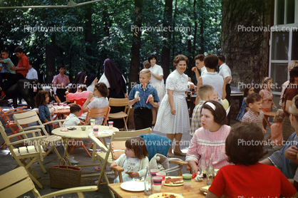First Holy Communion, Backyard Party, Catholic, 1950s