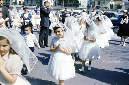 First Holy Communion, Catholic, 1950s