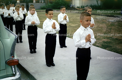 Boys First Holy Communion, Catholic, 1950s