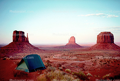 the Mittens, Monument Valley, Tent, geologic feature, butte