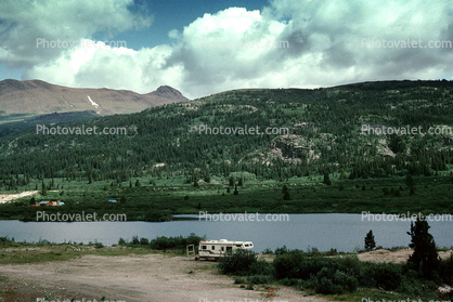 River, Upper Gnat Lake, Highway 37, July 1993