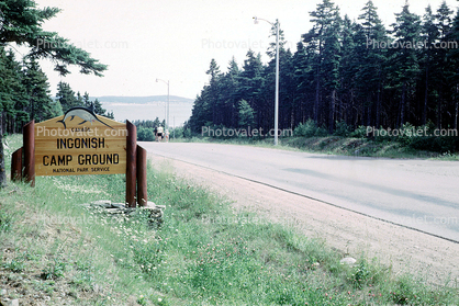 Ingonish Camp Ground, Cape Breton Highlands National Park, Nova Scotia, Canada, July 1966